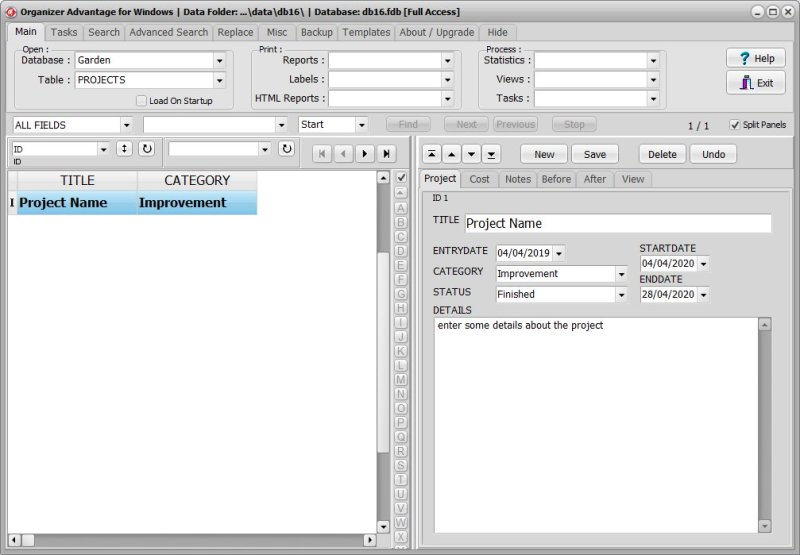 Garden Plant Cataloging Software for Windows PCs projects